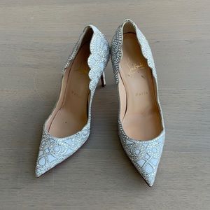 Christian Louboutin crystal heels